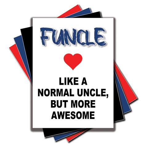 Funny Card For Uncle Birthday Greeting Cards Like A Normal | Etsy