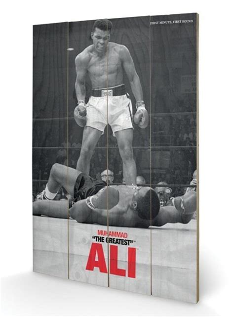 Poster su legno MUHAMMAD ALI - vs liston su EuroPosters.it