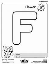 Letter F Coloring Pages sketch template