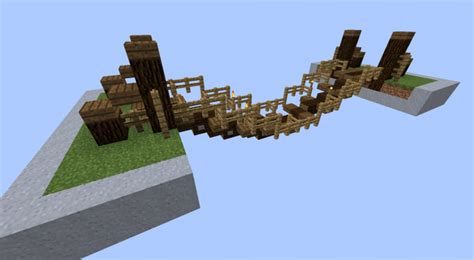 Rope Bridges + Schematic Minecraft Map