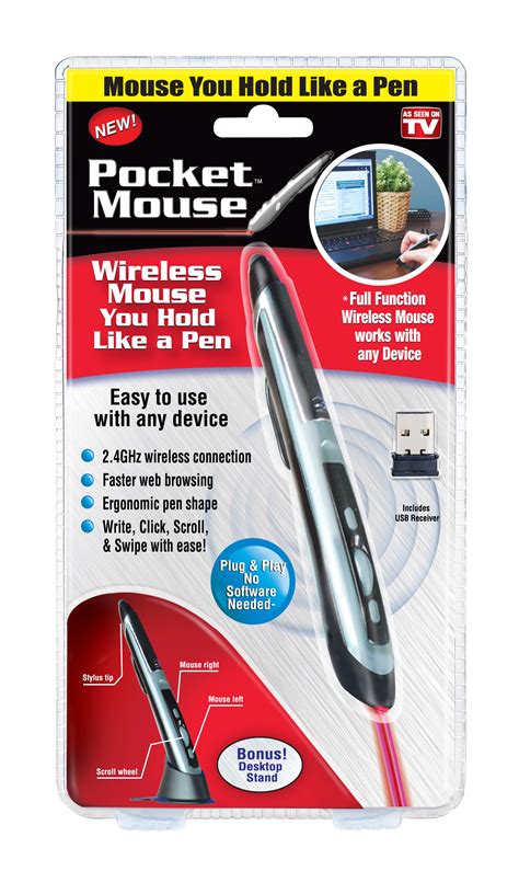 Pocket Mouse - Optical Wireless Mouse - Walmart.com