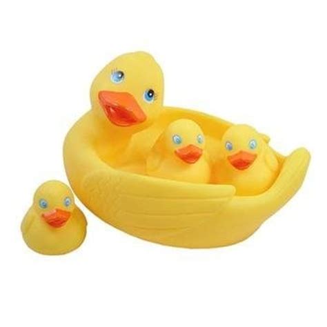 GeeksHive: Rubber Duck Family Bath Set (Set of 4) - Floating Bath Tub ...