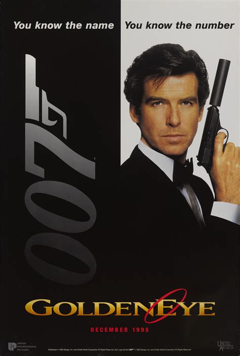 GOLDENEYE (1995) TWO POSTERS, US, ADVANCE, WITH US, DECEMBER ADVANCE ...