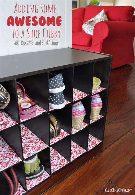 Adding Some Awesome to a Simple Shoe Cubby | Club Chica Circle - where ...