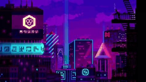 Night City 8-Bit Live Wallpaper Normal Wallpaper, Windows Wallpaper ...