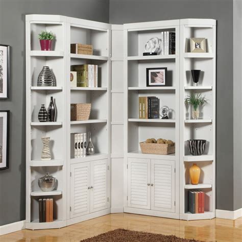 Parker House Boca Corner Bookcase - Cottage White - Walmart.com - Walmart.com