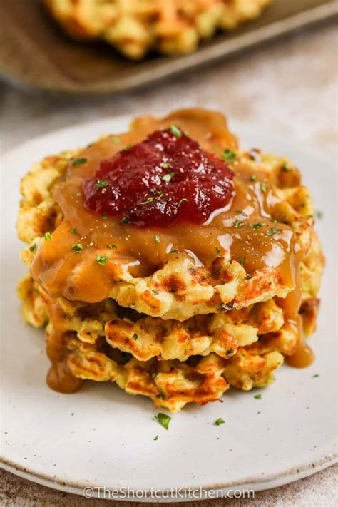 Stuffing Waffles - Recipe Chronicle