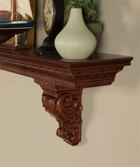 Mantel Shelf | Acanthus Corbels | Custom Lengths | Premium | Egg and Dart