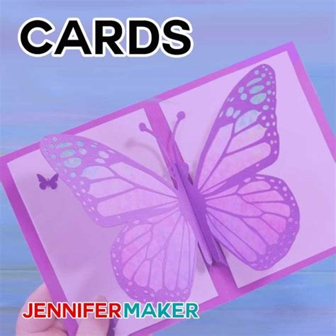 JenniferMaker DIY & Craft File Resource Library | Cricut birthday cards, Pop up card templates ...