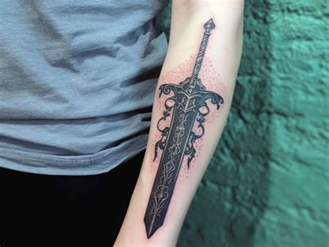 Excalibur the Mythical: King Arthur Sword Tattoo + Designs