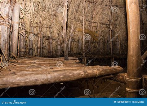 Inside a Native American Hut Stock Photo - Image of home, ancient: 130808880