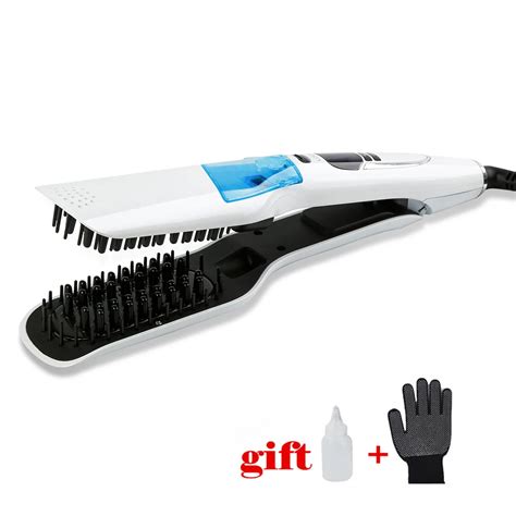 Hair Straight Ceramic Electric Styling Brush Steam Moisturizing Hair ...