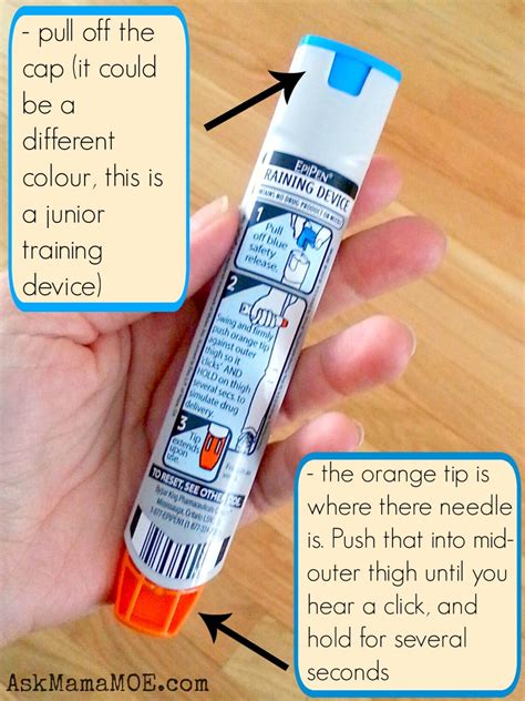 How To Use An EpiPen - Ask Mama MOE