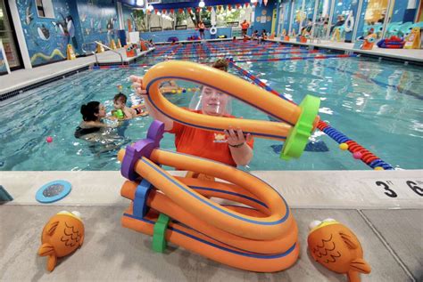 Office building-turned-swim school: Kids learn water safety habits at new Stamford facility