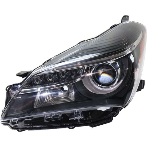 For Toyota Yaris Headlight 2015 2016 2017 Projector Type | w/ LED Daytime Running Light | SE ...