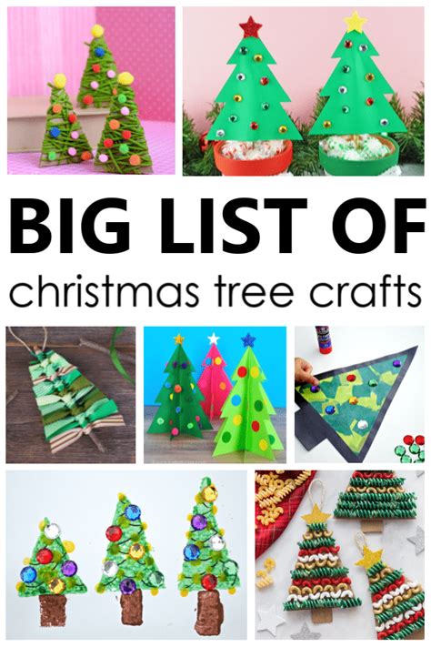 BIG List of Christmas Tree Crafts for Kids - Fantastic Fun & Learning