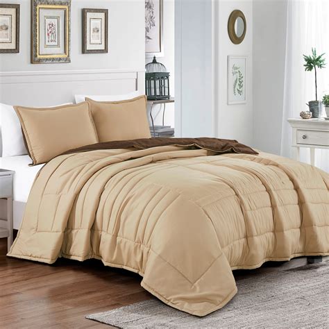 ESCA 3-Piece Beige Fawda Reversible Quilt - Queen - Walmart.com