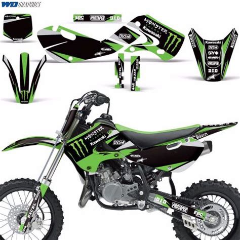 Find Decal Graphics Kit for Kawasaki KLX110 KX65 Dirtbike MX Motocross KLX 110 02-09 in Las ...