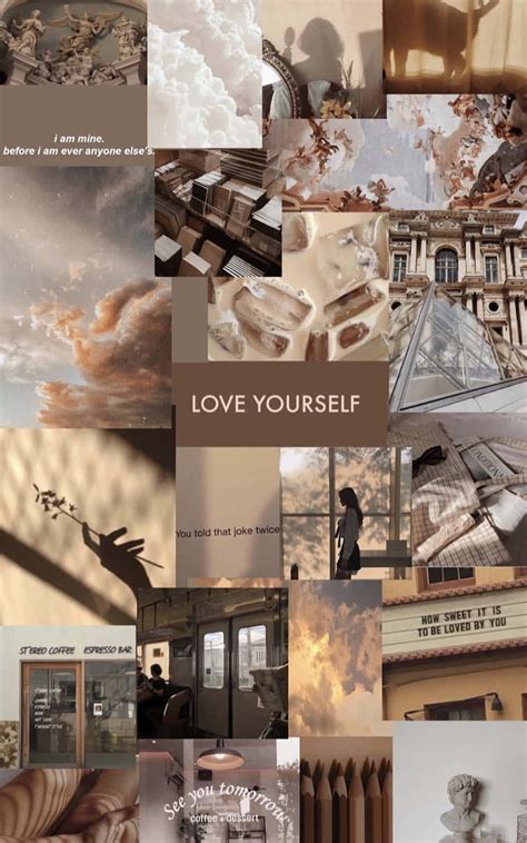 Download Love Yourself Collage By Samantha Sass Wallpaper | Wallpapers.com