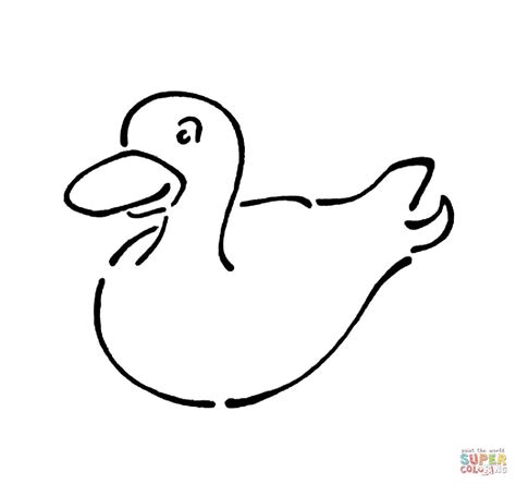 Rubber Duck coloring page | Free Printable Coloring Pages