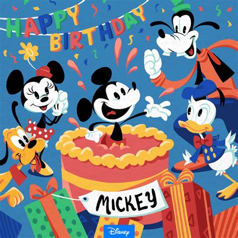 Happy Birthday Mickey Mouse Happy Birthday Mickey Mouses Disneyland ...