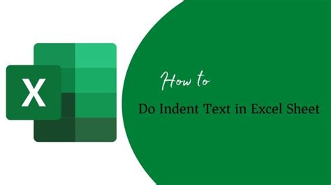 How To Indent Text In Excel Step By Step Quickexcel - vrogue.co