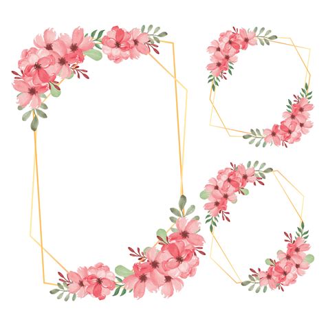 Watercolor Floral Frame Svg Free - 198+ DXF Include