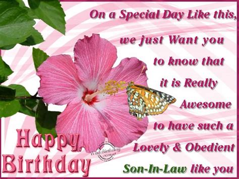 Birthday Wishes Son In Law - Wishes, Greetings, Pictures – Wish Guy