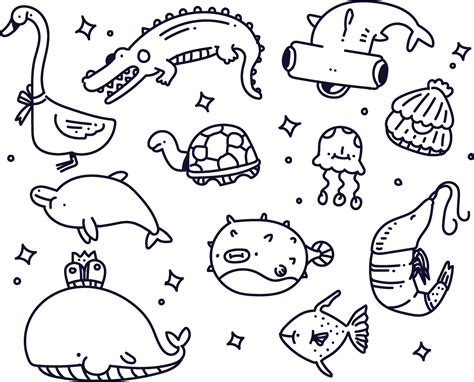 How To Draw A Ocean Animals