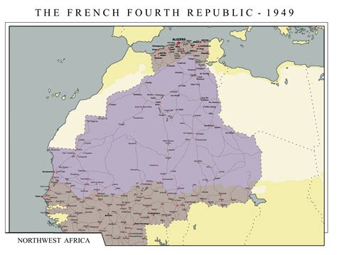 The French Fourth Republic (1949) : r/imaginarymaps