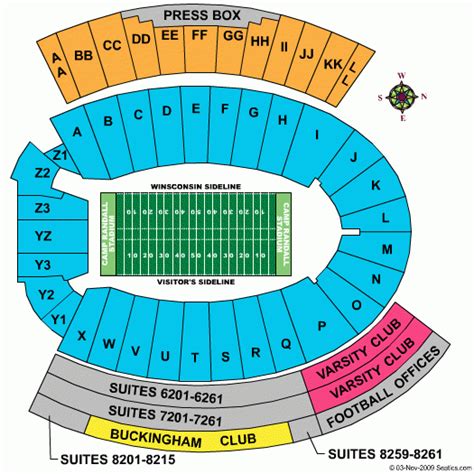 Camp Randall Seating Chart Rows | Awesome Home