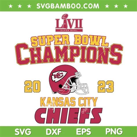 Chiefs Super Bowl 2023 Champions SVG