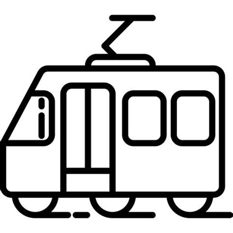 Tram Icon Vector 583949 Vector Art at Vecteezy