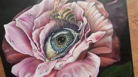 Eyeball Flower Painting Series by James Danger Harvey in HD - YouTube