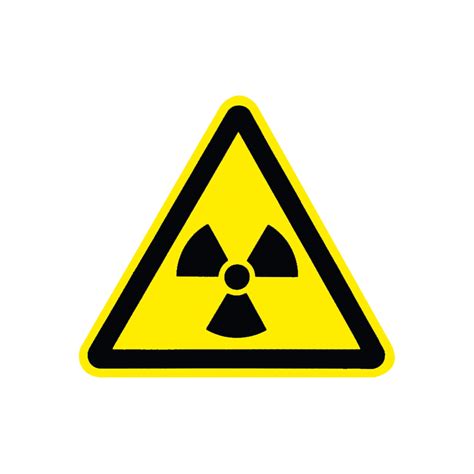 Warning Sign: Warning of radioactive materials and ionizing radiation ...