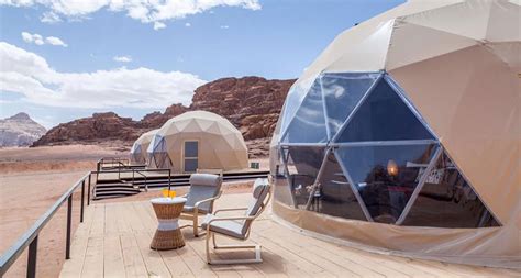 Geodesic Glass Dome House Special Dome Tent In Wadi Rum Desert In Jordan Aisha Camp Site For ...