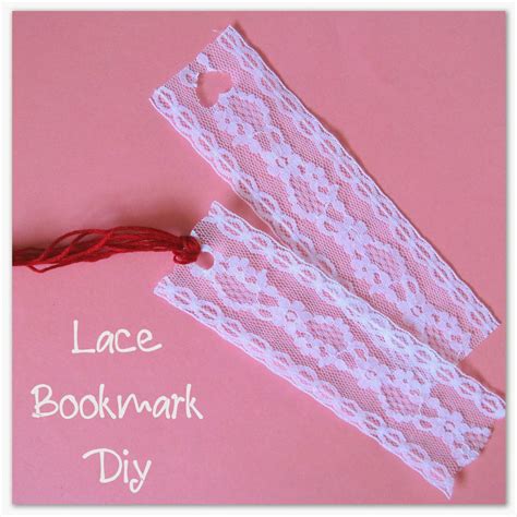 Happy as a Lark: Lace Bookmark DIY