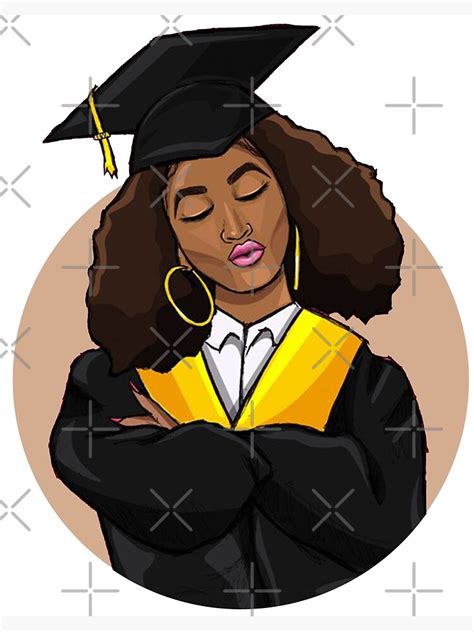 "Black girl Graduation" Art Board Print for Sale by NabilJamal | Redbubble