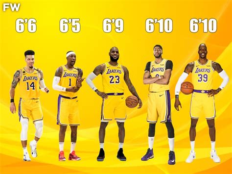 The Los Angeles Lakers Had The Tallest Starting Lineup By An NBA Champion Since 2003: Kentavious ...