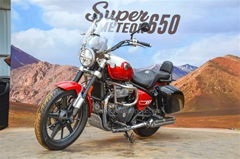 Royal Enfield Super Meteor 650 showcased at Rider Mania, India launch ...