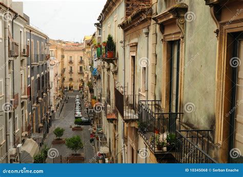 Catania city stock photo. Image of europe, facade, cityscape - 10345068