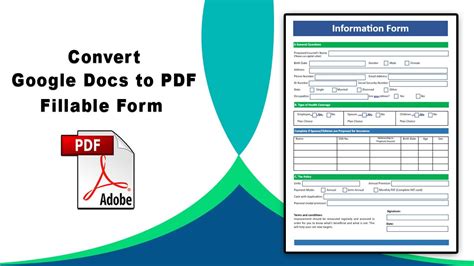 How to convert google docs form to fillable pdf form using Adobe Acrobat Pro DC - YouTube