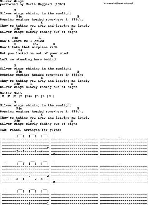 Merle Haggard Guitar Chords