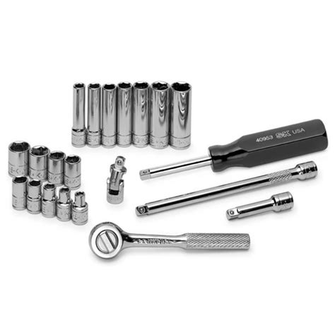 SK,SK 21PC SAE 1/4 DRIVE SOCKET SET,1-931-4921,KBC Tools & Machinery