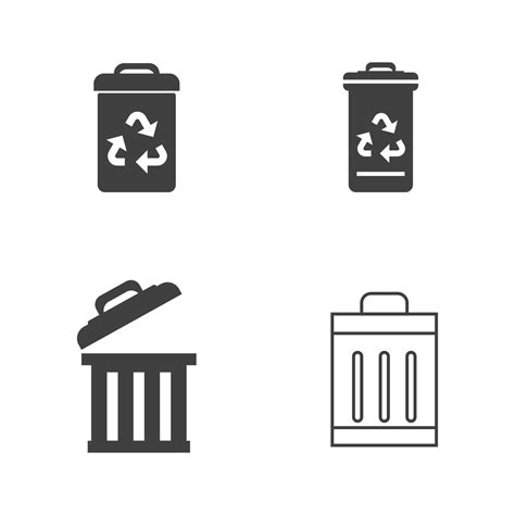 Trash icons vector illustration design 13638329 Vector Art at Vecteezy