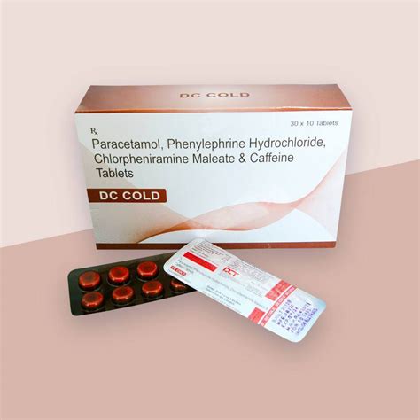 DC COLD TABLET - paracetamol-325 mg+ phenylephrine hcl-5 mg ...