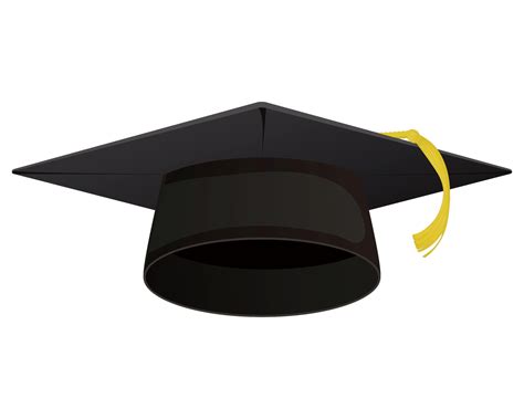 black graduation hat 10850581 Vector Art at Vecteezy