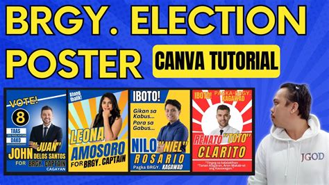 ELECTION POSTER DESIGN CANVA TUTORIAL TAGALOG PART, 46% OFF