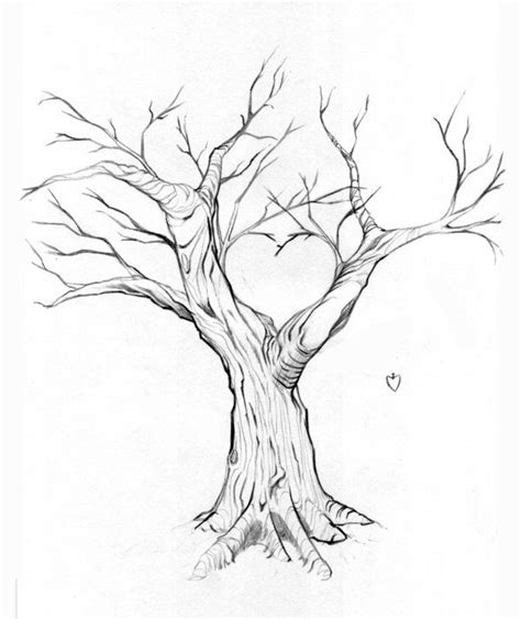 Realistic Drawings, Easy Drawings, Tree Drawings Pencil, Pencil Art, Tree Sketches, Tree ...