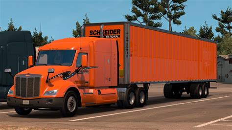 American Truck Simulator from Eureka to Fresno (New Truck!) | Schneider ...